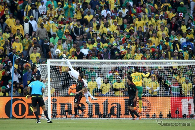 南アフリカ vs メキシコ。11日、サッカーシティ
