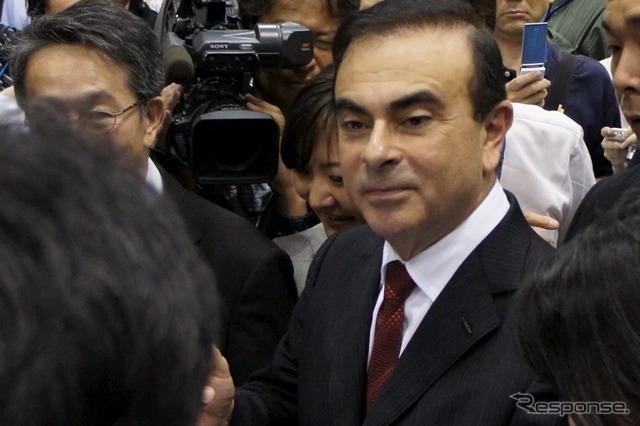 ゴーン社長（23日：定時株主総会）