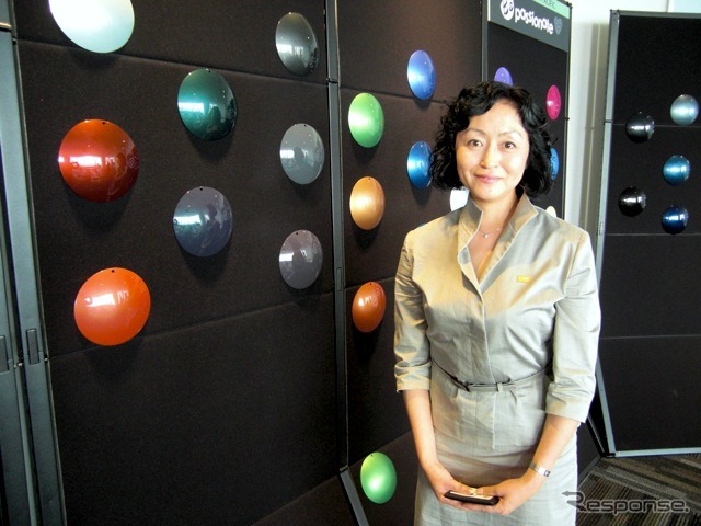 カラーデザインセンターアジア・パシフィックグループマネージャーチーフデザイナーの松原千春さん