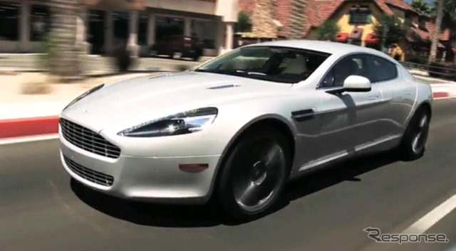 英国製リムジン3台の比較テスト（画像は動画キャプチャー）