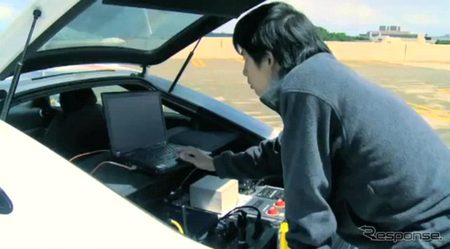 TTのロボットカー（画像は動画キャプチャー）