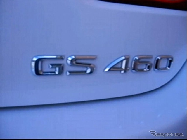 GS460のエンジン不具合映像（画像は動画キャプチャー）