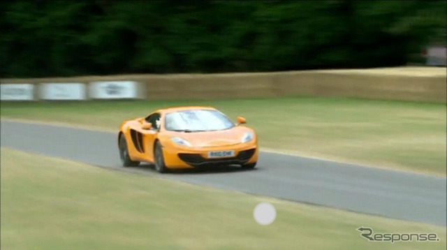 MP4-12C（画像は動画キャプチャー）