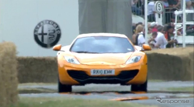 MP4-12C（画像は動画キャプチャー）