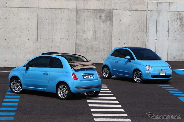 ツインエアエンジンを搭載する500と500C
