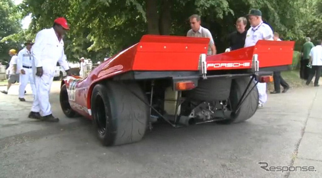 1970年のルマン優勝マシンの917KH(画像は動画キャプチャー)