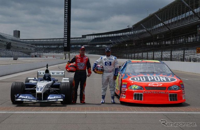 モントーヤがNASCARにマシン交換