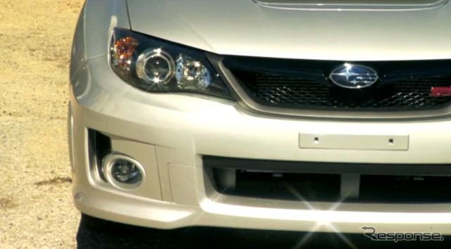 インプレッサ4ドアセダン WRX STI(画像は動画キャプチャー)