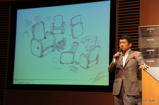 ソファ型マッサージチェア「KEN OKUYAMA モデル」