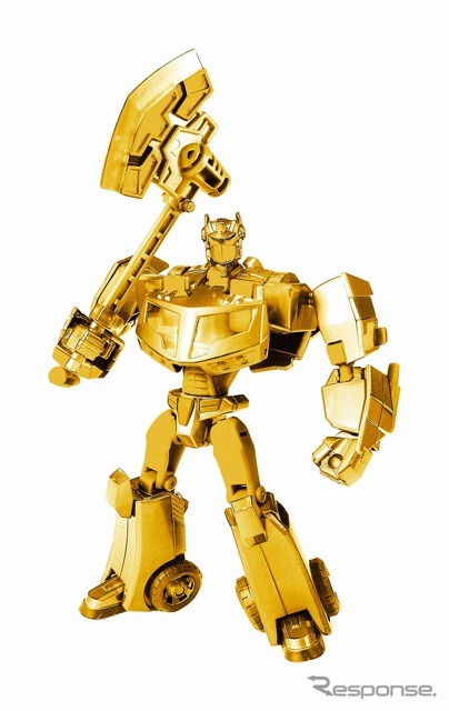 金のオプティマスプライム。(c)TOMY