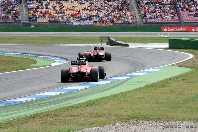 アロンソとマッサ（ドイツGP）