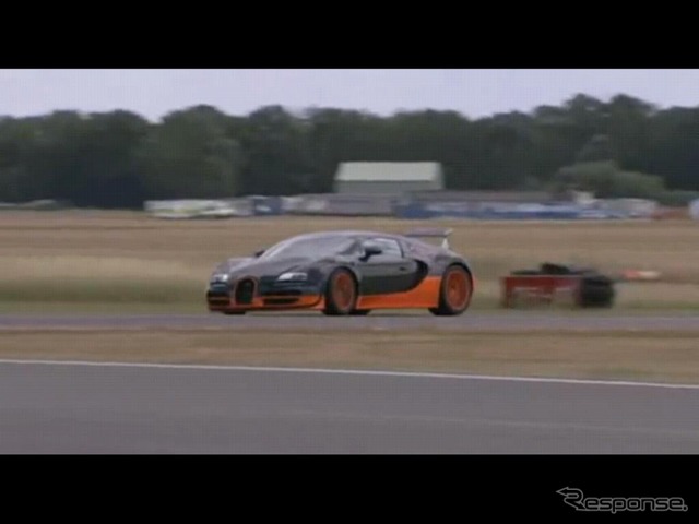 ヴェイロン16.4スーパースポーツのタイムアタック