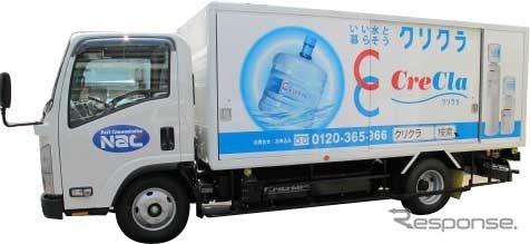 ボトルウォーター配達専用車