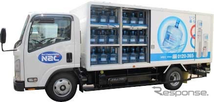 ボトルウォーター配達専用車