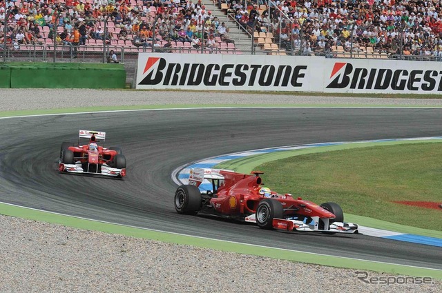 アロンソとマッサ（ドイツGP）