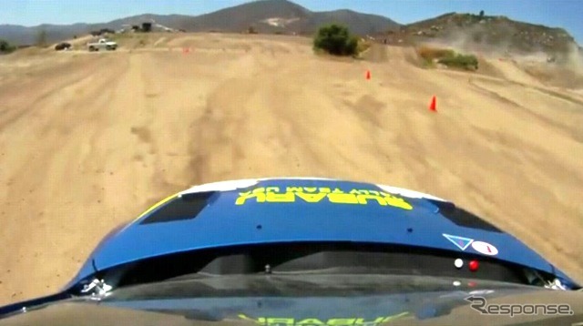 インプレッサWRXSTIの「Xゲーム16」テスト(動画キャプチャ)