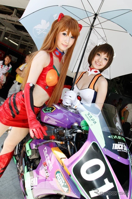 エヴァンゲリオンRT初号機TRICK☆STAR。“コカ・コーラ ゼロ”鈴鹿8時間耐久ロードレース第33回大会(決勝7月25日)