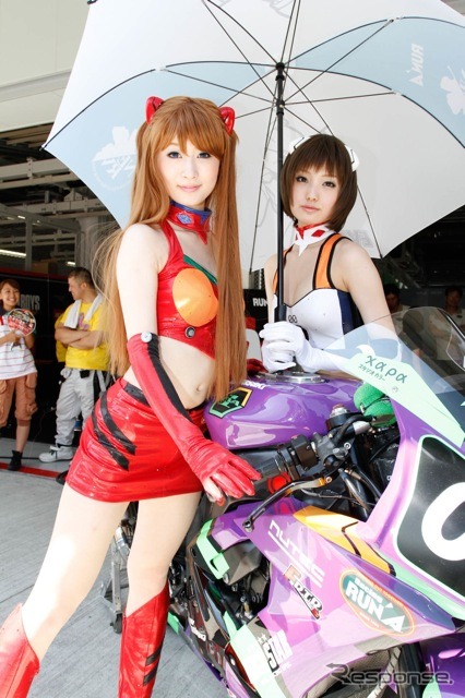 エヴァンゲリオンRT初号機TRICK☆STAR。“コカ・コーラ ゼロ”鈴鹿8時間耐久ロードレース第33回大会(決勝7月25日)