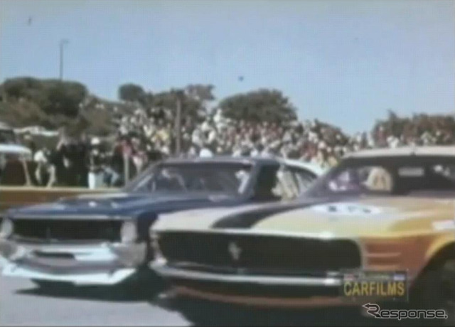 マスタング BOSS 302（画像は動画キャプチャー）