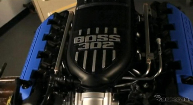 マスタング BOSS 302（画像は動画キャプチャー）