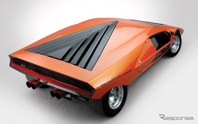 ストラトス・ゼロ。1970年のコンセプトカー。写真はレプリカ