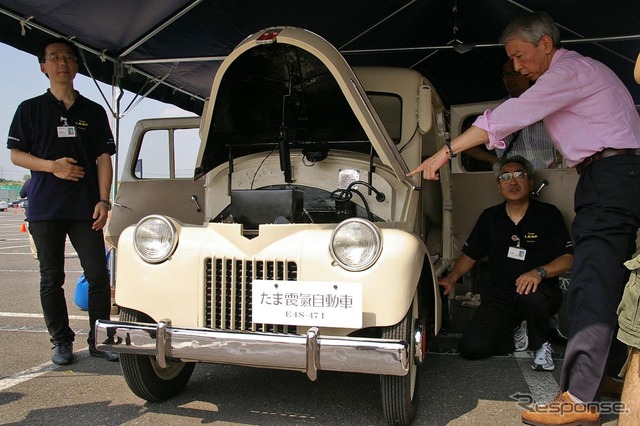 1947年に製造された「たま電気自動車」