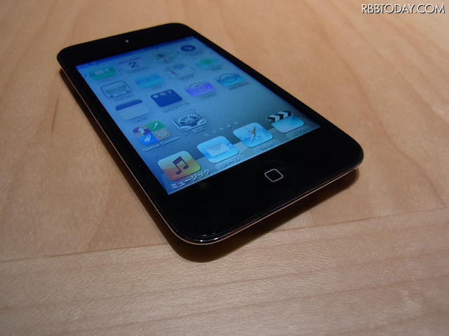 高精細な画面のiPod touch 高精細な画面のiPod touch