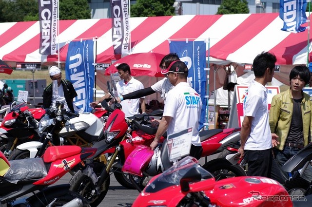 2010年9月4日・5日に開催されたFesta dall aprilia（フェスタ・ダル・アプリリア）