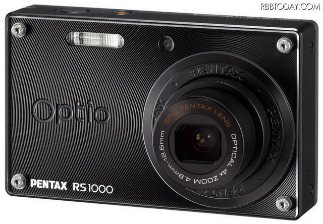 「PENTAX　Optio RS1000」のブラック 「PENTAX　Optio RS1000」のブラック