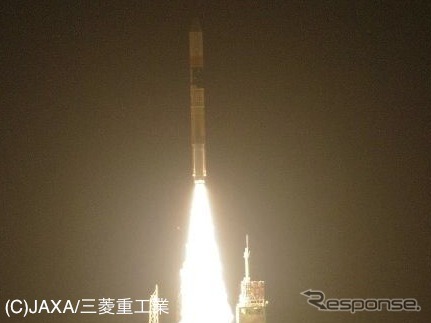 みちびき、打ち上げに成功　写真：（C）JAXA/三菱重工業