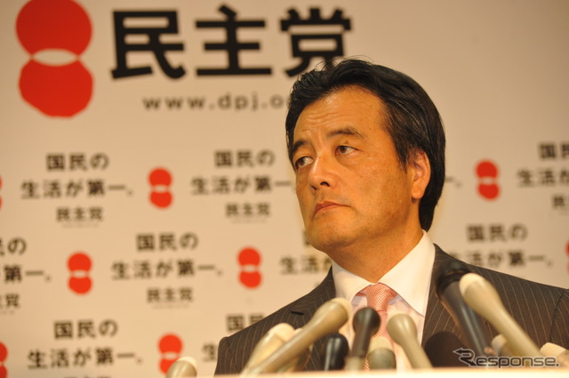 17日・民主党。撮影=石田信一郎