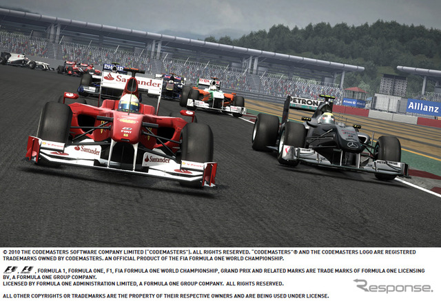 F1 2010(※写真はすべて開発中のもの)