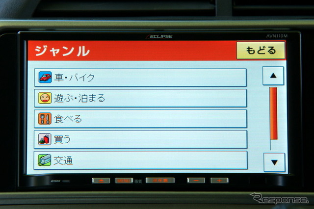 ジャンル別表示