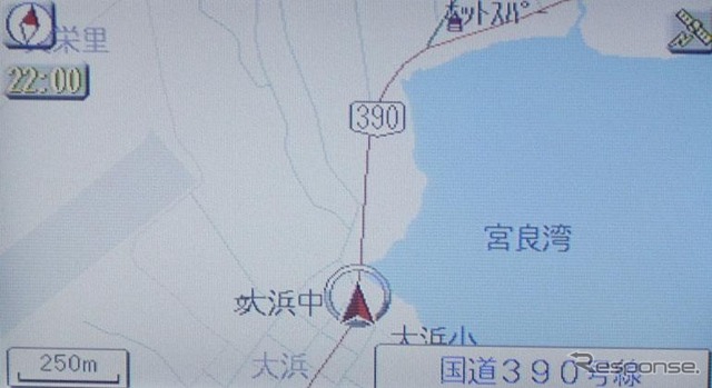 【カーナビ2003夏の陣】海の中を走る?　誤差、最大で793mも