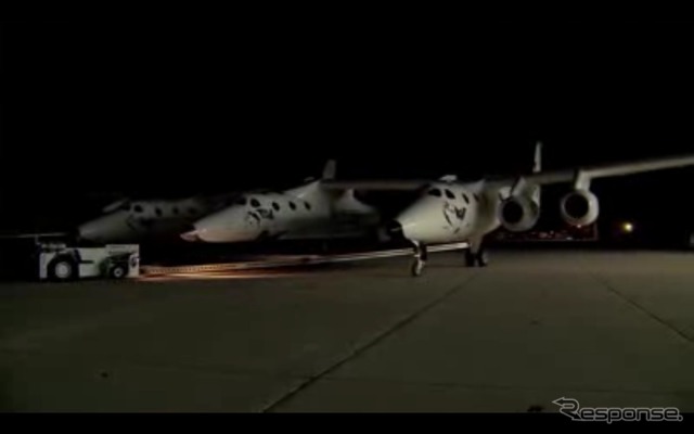 VSSエンタープライズ初の単独飛行（動画キャプチャー）