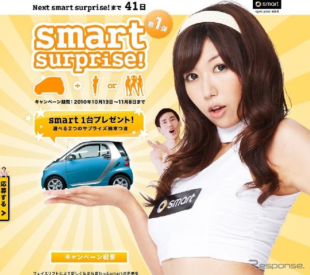 スマートプレゼントキャンペーン特設サイトイメージ