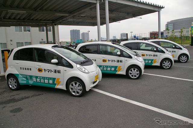安全・エコドライブ指導車として導入されているi-MiEV