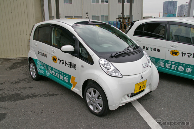 安全・エコドライブ指導車として導入されているi-MiEV