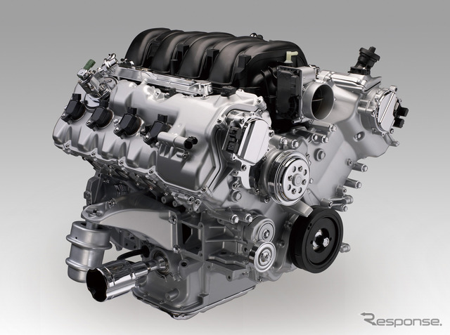 LS600hLに搭載されている5リットルV8エンジン
