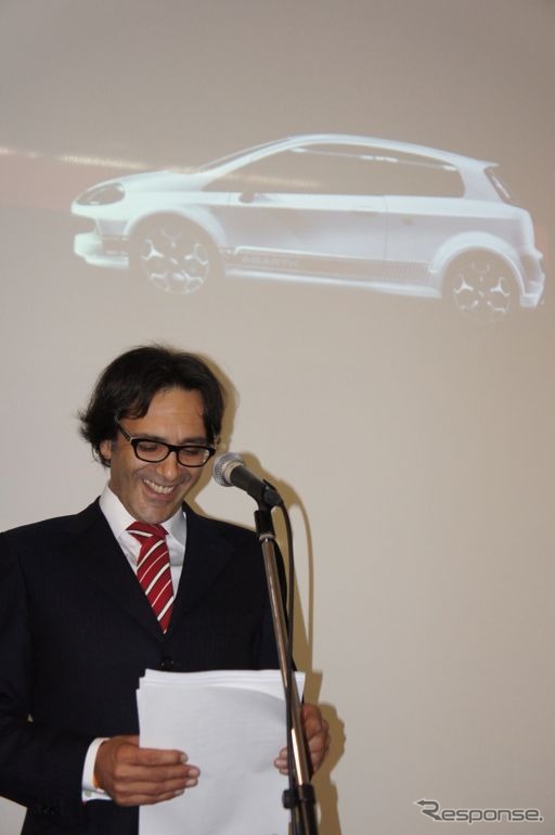 アバルト事業本部長アントニーノ・ラ バーテ氏