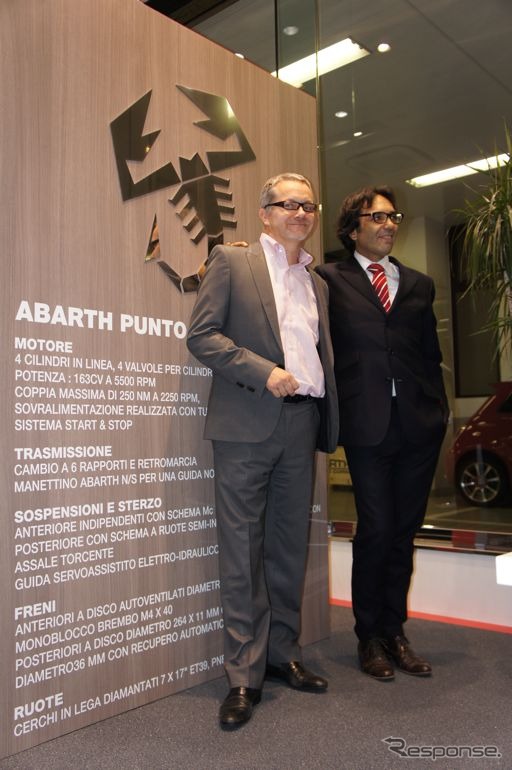 アバルト事業本部長アントニーノ・ラ バーテ氏