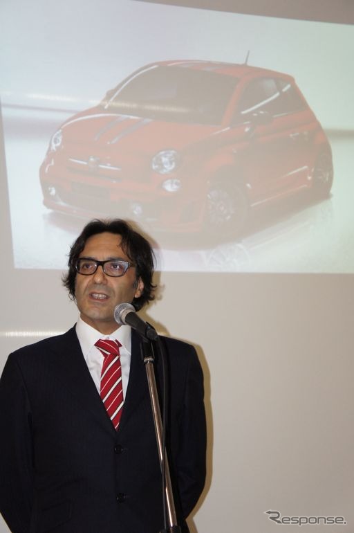 アバルト事業本部長アントニーノ・ラ バーテ氏