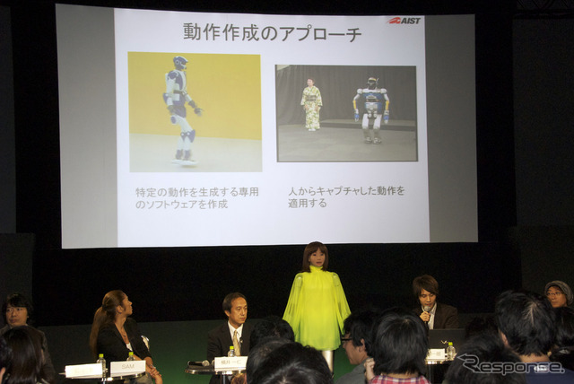 16日の2回目のダンスライブのあと、TRFのSAMさんや開発陣を交えたトークセッションが行われました