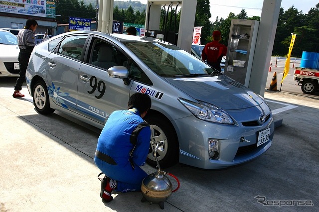 プリウスプラグインHVで参考出場した 「Team CAR TOP-CT雀グリーンクラブ」