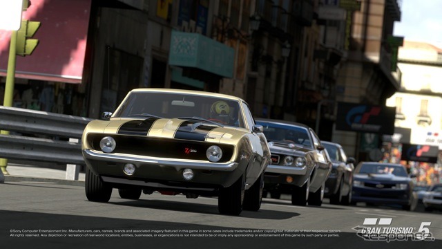 （C）Sony Computer Entertainment Inc. Manufacturers, cars, names, brands and associated imagery featured in this game in some cases include trademarks and/or copyrighted materials of their respective owners. All rights reserved. Any depiction or recreation of real world locations, entities, businesses, or organizations is not intended to be or imply any sponsorship or endorsement of this game by such party or parties. 