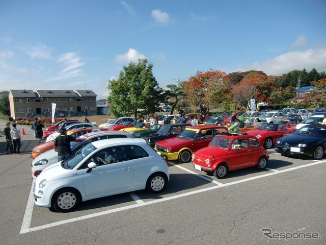 80台以上が集まった第3回軽井沢FIAT PIC・NIC