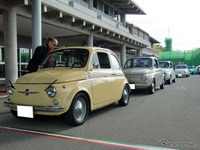 ちょっと怒ってる? フィアット500