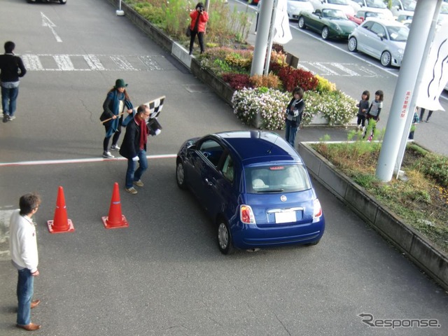 スタート地点と同じ軽井沢中央公民館にゴール