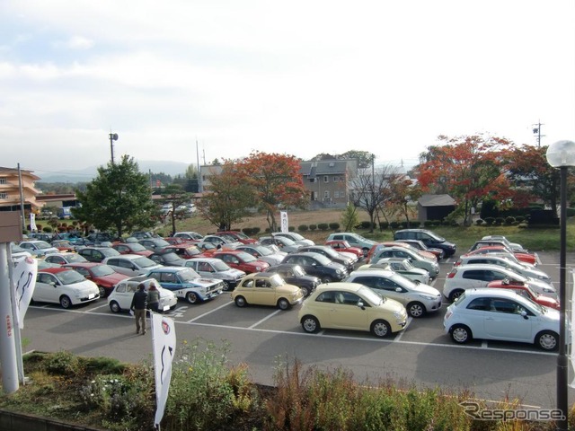 無事に帰って来たエントラント達。これから楽しい表彰式が待っている