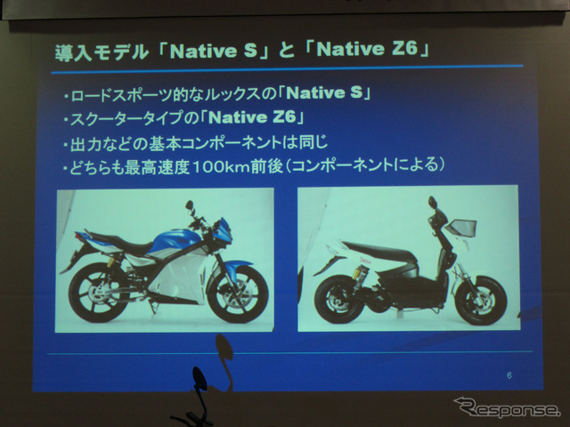 エレクトリック・モータースポート「Native S」と「Native Z6」